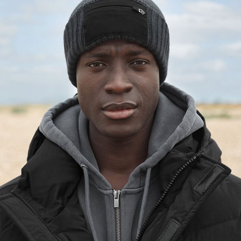 Zip patch beanie Thumbnail