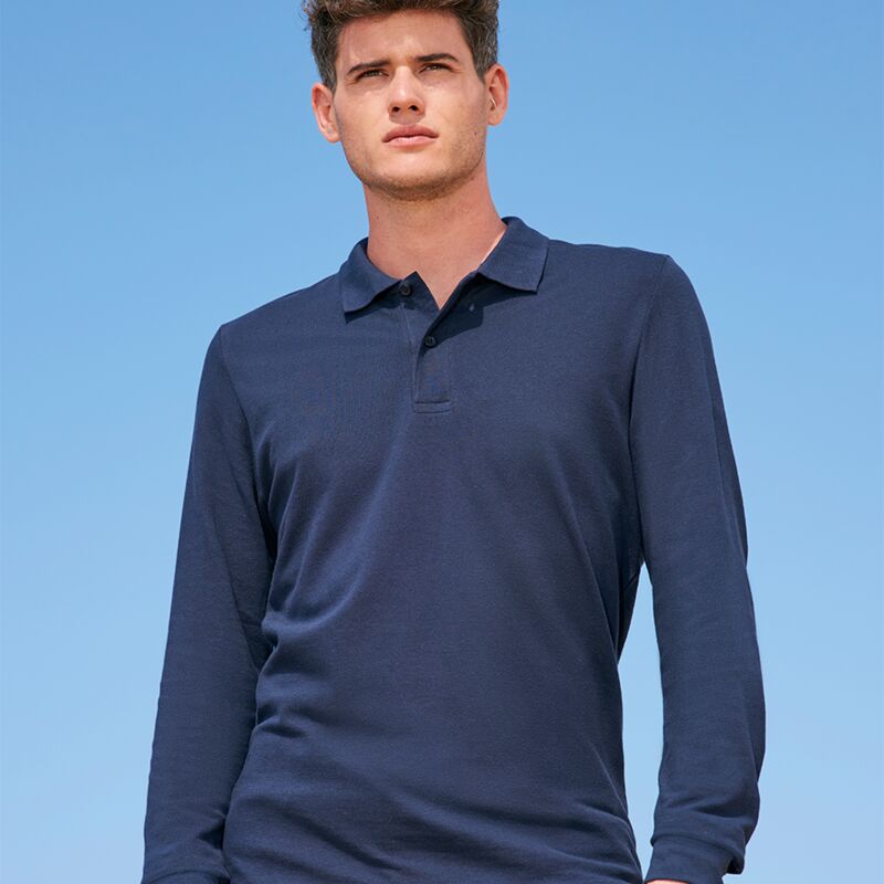 SOL'S Perfect Long Sleeve Piqué Polo Shirt Thumbnail