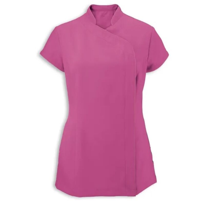 Zipped Wrap Tunic - Hot Pink Thumbnail