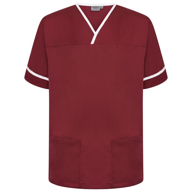 Scrub Tunic With Trim Thumbnail