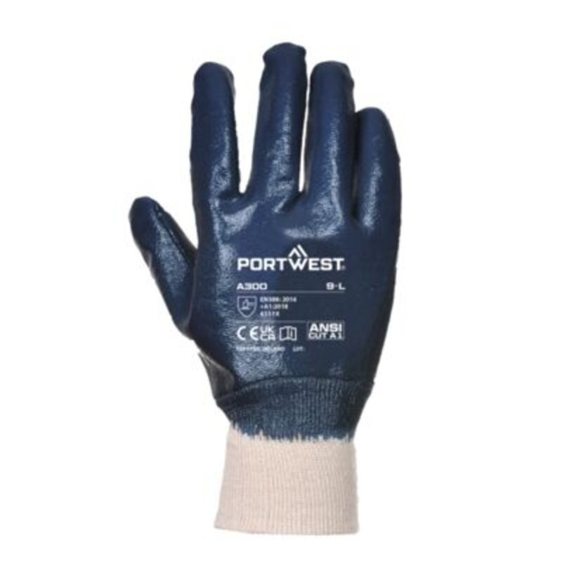 Grip 12 Nitrile Full Dipped Knitwrist Glove  Thumbnail