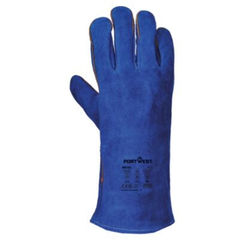Welders 210 Split Leather Blue Gauntlet Thumbnail