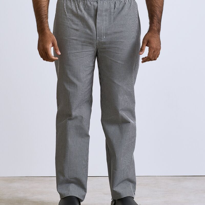 Premier Pull On Chef's Check Trousers Thumbnail