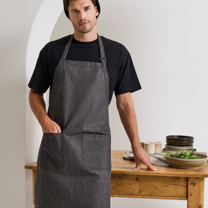 Premier Fairtrade Organic Cotton Denim Bib Apron Thumbnail