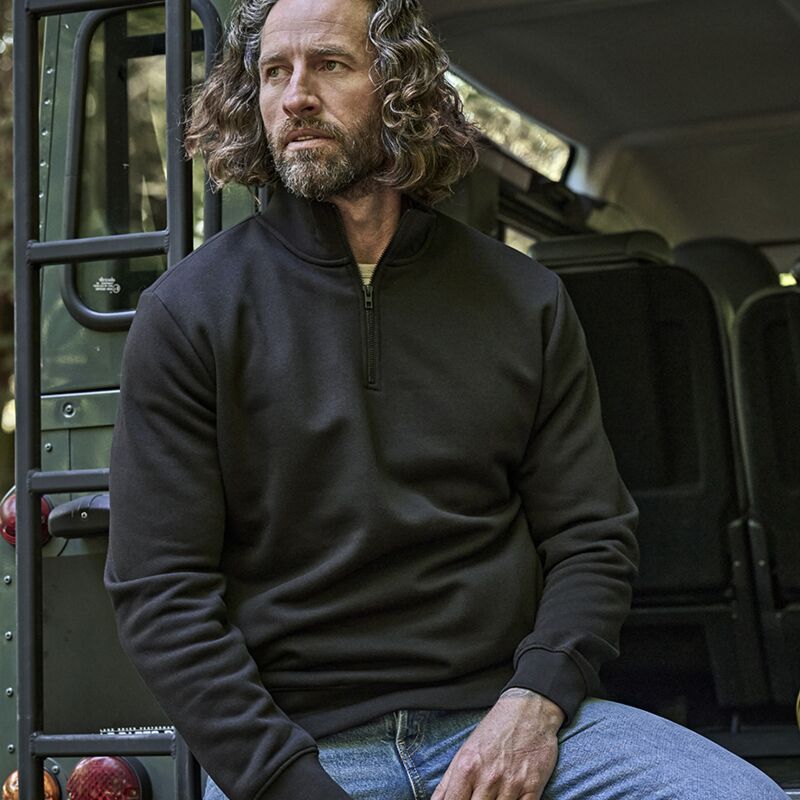 Tee Jays Half Zip Sweatshirt Thumbnail