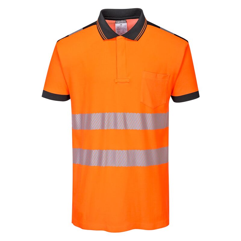 PW3 Hi-Vis Polo Shirt S/S Thumbnail