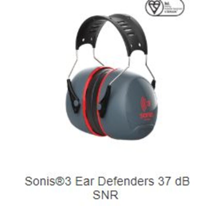 Sonis3 ear defenders 37db SNR Thumbnail